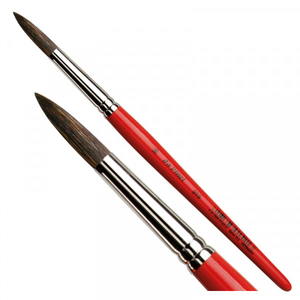Пензель Ser. 315 Mix squirrel, №16, к.р., круглий, білка/синтетика, daVinci
