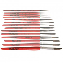 Кисть Ser. 315 Mix squirrel, №16, к.р., круглый, белка/синтетика, daVinci