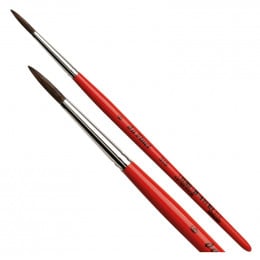 Кисть Ser. 315 Mix squirrel, №6, к.р., круглый, белка/синтетика, daVinci