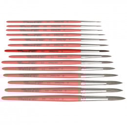 Кисть Ser. 315 Mix squirrel, №6, к.р., круглый, белка/синтетика, daVinci