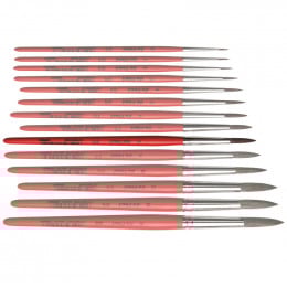 Кисть Ser. 315 Mix squirrel, №8, к.р., круглый, белка/синтетика, daVinci