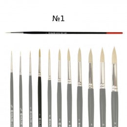 Пензель круглий Milk Kolos, №1