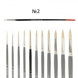 Пензель круглий Milk Kolos, №2