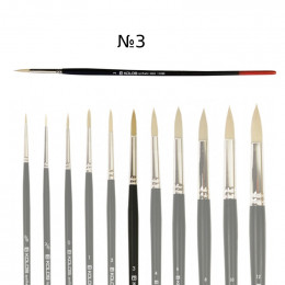 Пензель круглий Milk Kolos, №3