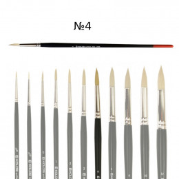 Пензель круглий Milk Kolos, №4