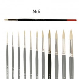 Пензель круглий Milk Kolos, №6