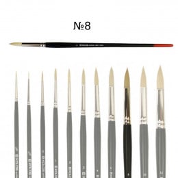 Пензель круглий Milk Kolos, №8