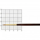 Пензель з ворсу білки круглий, коротка ручка, Kolos Classic 3049R №1