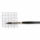 Пензель з ворсу білки круглий, коротка ручка, Kolos Classic 3049R №5