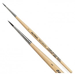 Пензель білка круглий №1, Ser. 5590 PETIT GRIS PUR, daVinci 