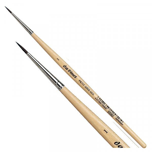 Кисть белка круглая №1, Ser. 5590 PETIT GRIS PUR daVinci