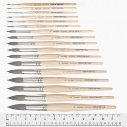 Пензель білка круглий №1, Ser. 5590 PETIT GRIS PUR, daVinci 