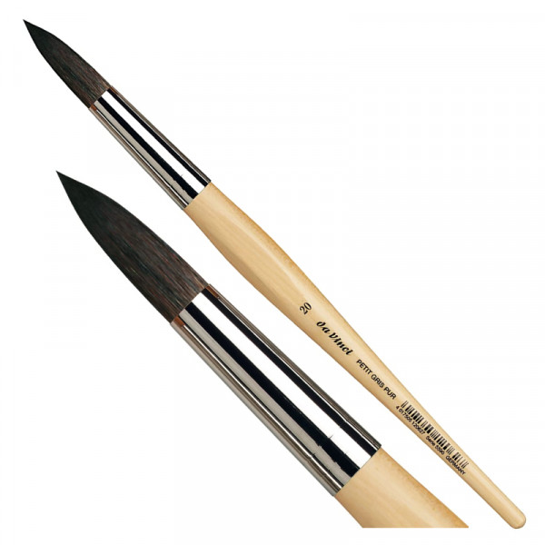 Пензель білка круглий №20, Ser. 5590 PETIT GRIS PUR, daVinci 