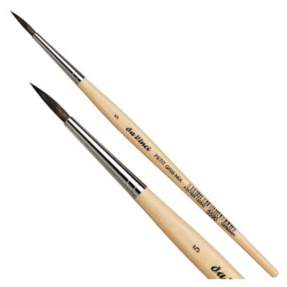 Пензель білка круглий №5, Ser. 5590 PETIT GRIS PUR, daVinci 