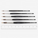 Кисть daVinci из синтетического ворса, акварельная, круглая, серия 5599, Оng needle sharp synthetic