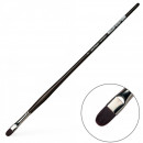 Кисть daVinci синтетическая, овальная  серия 7485, Red-brown synthetic