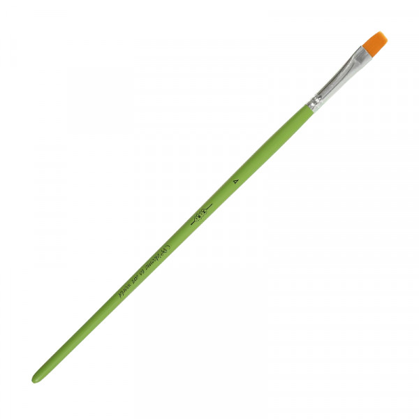 Пензлик синтетика плоский №6 ZiBi KIDS Line