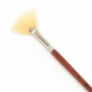 Кисть веерная щетина №12, длинная ручка Santi Studio