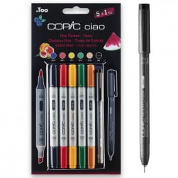 Набор спиртовых маркеров Copic Ciao Set "5+1 Hues", 6 шт