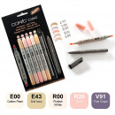 Набор Copic Ciao Set 5+1, телесные цвета + лайнер