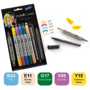 Набор маркеров Copic Ciao Set Manga 1 5+1, цвета для аниме+ лайнер