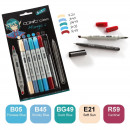 Набір Copic Ciao Set Manga №2 "5+1", 5 кольорів+лайнер