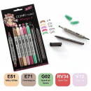 Наборы Copic Ciao Set Manga 3 5+1, девочки + лайнер