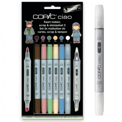 Набор Copic Ciao Set Scrap & Stamping set 2 5+1