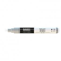 Акриловый маркер Liquitex Paint Marker 2мм - заставки на рабочий стол, №7599 Нейтральный серый (Neutral Gray)