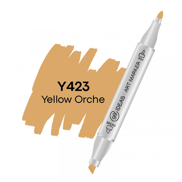 Спиртовий двосторонній маркер 99IDEAS, Y423 Жовта охра