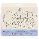 Набор спиртовых двухсторонних маркеров 99 Ideas Gray Tones, 12 цветов