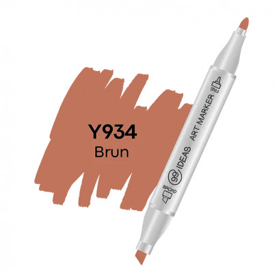 Спиртовий двосторонній маркер 99IDEAS, Y934 Brun