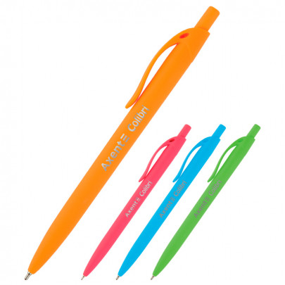 Ручка масляна автоматична Axent Сolibri, синя, 0,7 мм