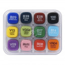 Набір спиртових маркерів Copic серії Classic “Basic Set B”, 12 кольорів, в акриловому кейсі