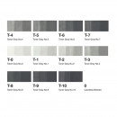 Набір спиртових маркерів Copic серії Classic “Toner Grey set (TG)”, 12 кольорів, в акриловому кейсі