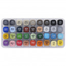 Набір спиртових маркерів Copic серії Classic “Basic Set”, 36 кольорів, в акриловому кейсі