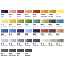 Набір спиртових маркерів Copic Sketch Set "Colour", 36 шт, акриловий кейс Набір спиртових маркерів Copic Sketch Set "Colour", 36 шт, акриловий кейс
