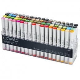Набір спиртових маркерів Copic Sketch Set "C", 72 шт, акриловий кейс Набір спиртових маркерів Copic Sketch Set "C", 72 шт, акриловий кейс