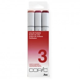 Набір спиртових маркерів Copic Sketch Set "Color Fusion 3", 3 шт Набір спиртових маркерів Copic Sketch Set "Color Fusion 3", 3 шт