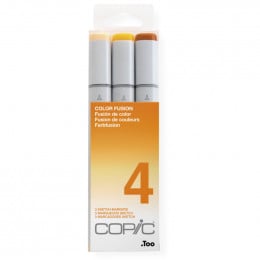 Набір спиртових маркерів Copic Sketch Set "Color Fusion 4", 3 шт Набір спиртових маркерів Copic Sketch Set "Color Fusion 4", 3 шт