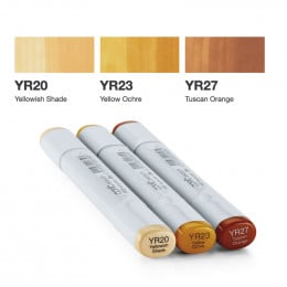 Набір спиртових маркерів Copic Sketch Set "Color Fusion 4", 3 шт Набір спиртових маркерів Copic Sketch Set "Color Fusion 4", 3 шт