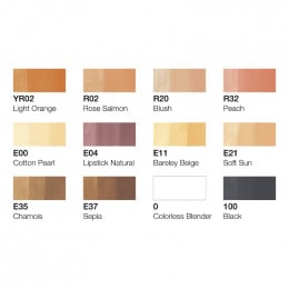 Набір спиртових маркерів Copic Sketch Set "Skin Tones", 12 шт. Набір спиртових маркерів Copic Sketch Set "Skin Tones", 12 шт.