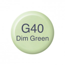 Чорнило для заправки маркерів Copic, Copic Ink G-40 Тьмяний зелений (Dim green), 12 мл
