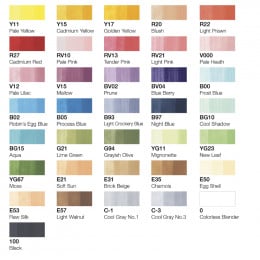 Набор спиртовых маркеров Copic Ciao Set "Brilliant Colours", 36 шт, акриловый кейс