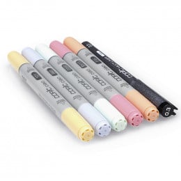 Набор спиртовых маркеров Copic Ciao Set "5+1 Pastels", 6 шт