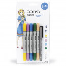 Набор маркеров Copic Ciao Set Manga 1 5+1, цвета для аниме+ лайнер