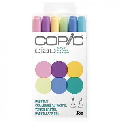 Набор маркеров Copic Ciao Set Pastels, 6 шт