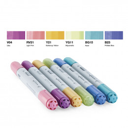 Набір спиртових маркерів Copic Ciao Set "Pastels", 6 шт