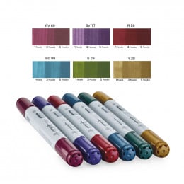 Набір спиртових маркерів Copic Ciao Set "Jewel tones", 6 шт