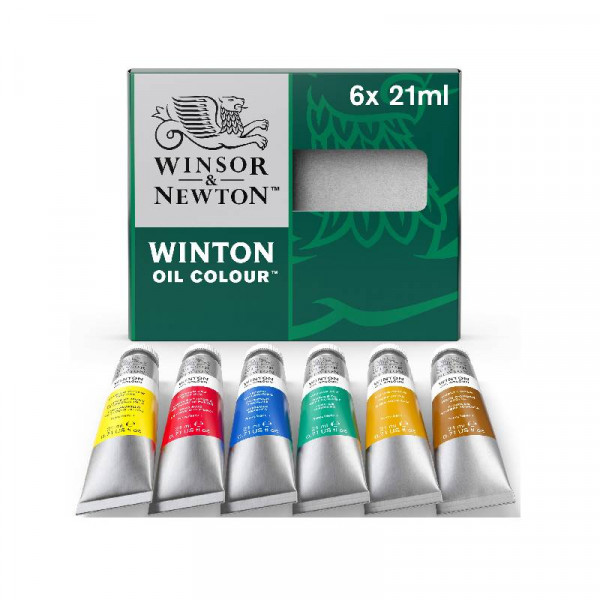 Набір олійних фарб 6х21 мл,Winton Oil Colour Tube Set W&N,1490617